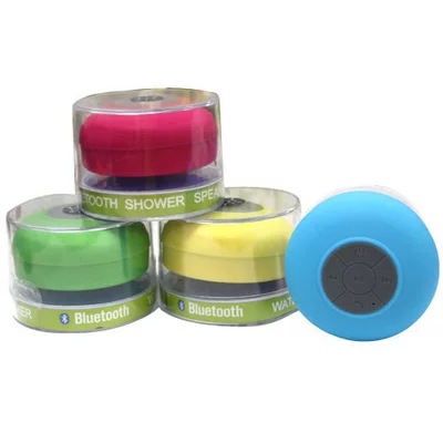 Factory direct sales of level 4 waterproof bathroom Bluetooth speaker suction cup car hands-free Bluetooth speaker Specification image