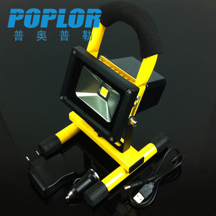 10W LED rechargeable floodlight Portable floodlight Outdoor project floodlight waterproof thumbnail