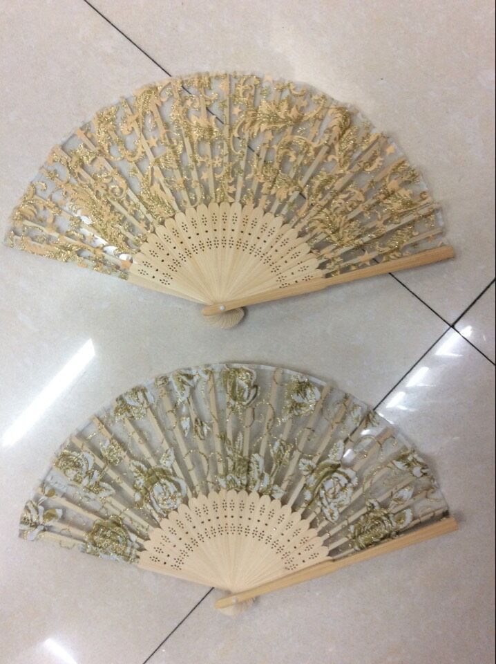 竹子圈圈 折扇子