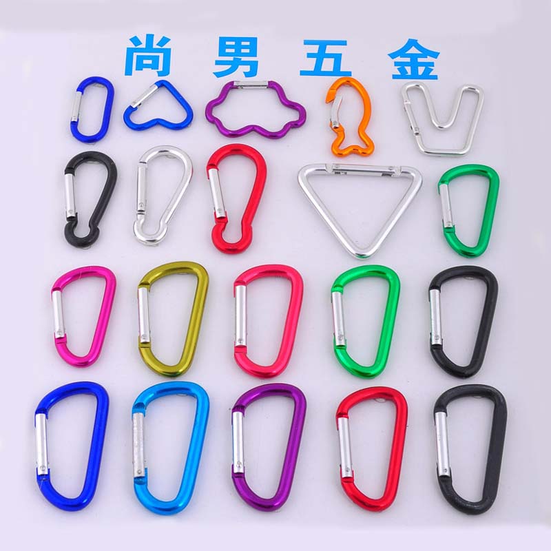 供应跑道型登山扣 不锈钢登山钩 生产厂家产品图