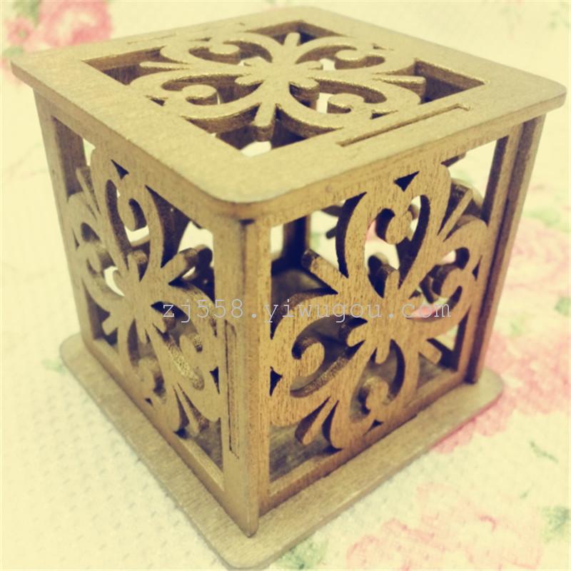 创意中国风激光雕刻木质喜糖盒子婚庆用品喜糖个性糖果盒包邮详情图1