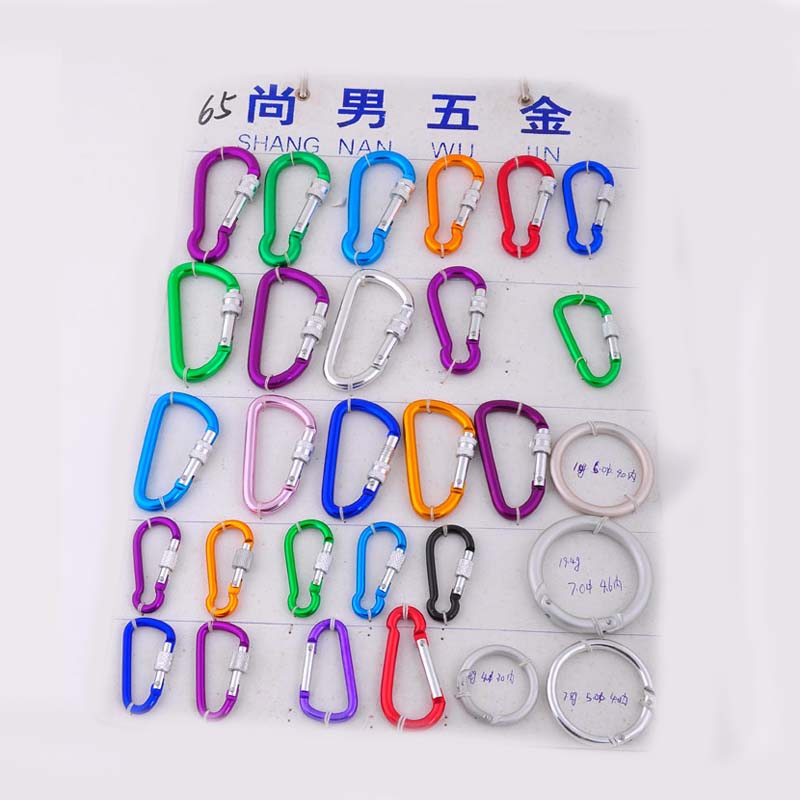 供应跑道型登山扣 不锈钢登山钩 生产厂家细节图