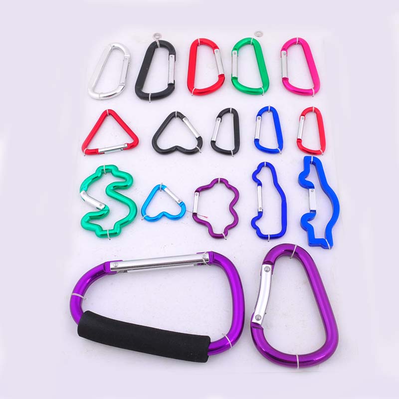 供应跑道型登山扣 不锈钢登山钩 生产厂家