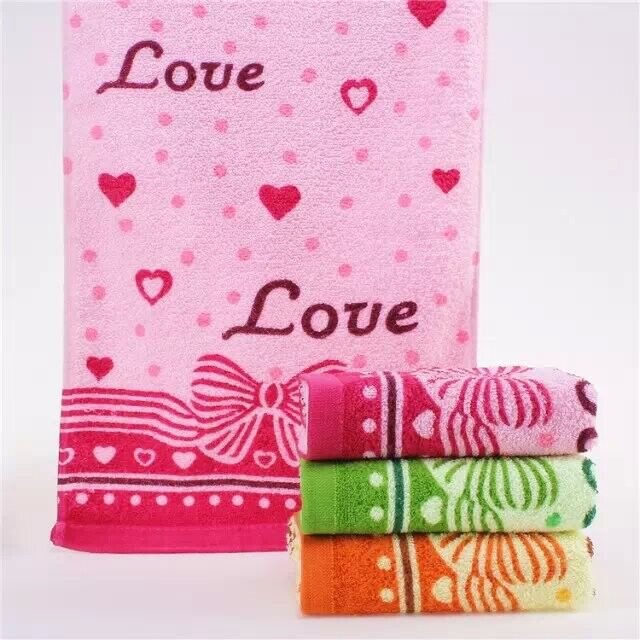 Plain printed towel