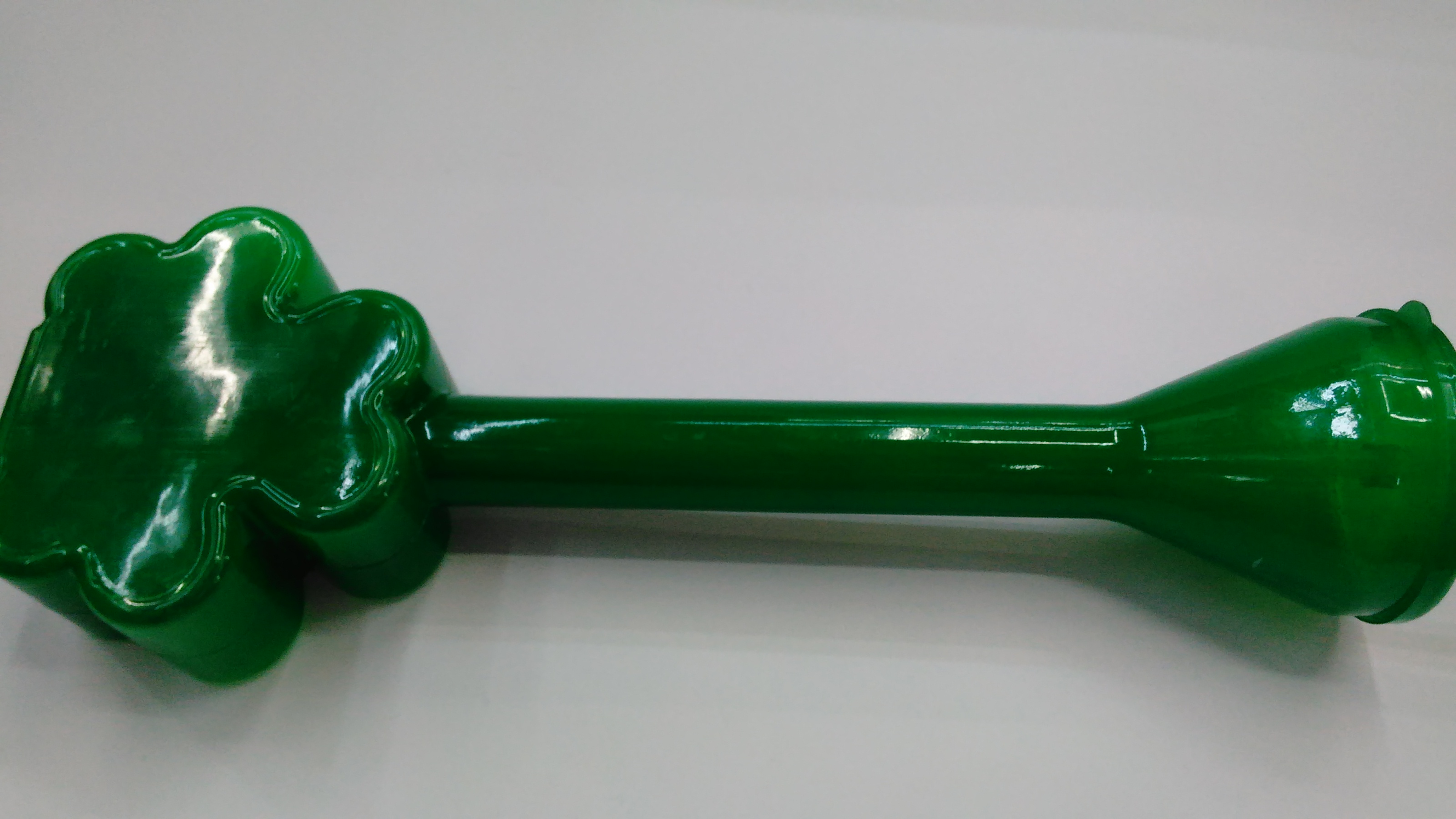 三叶草吸管杯 塑料饮品杯 创意酒吧饮料杯 一次性饮料杯产品图