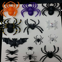 厂家直销 蜘蛛 动物鬼节塑料配件 欢迎来样定做
