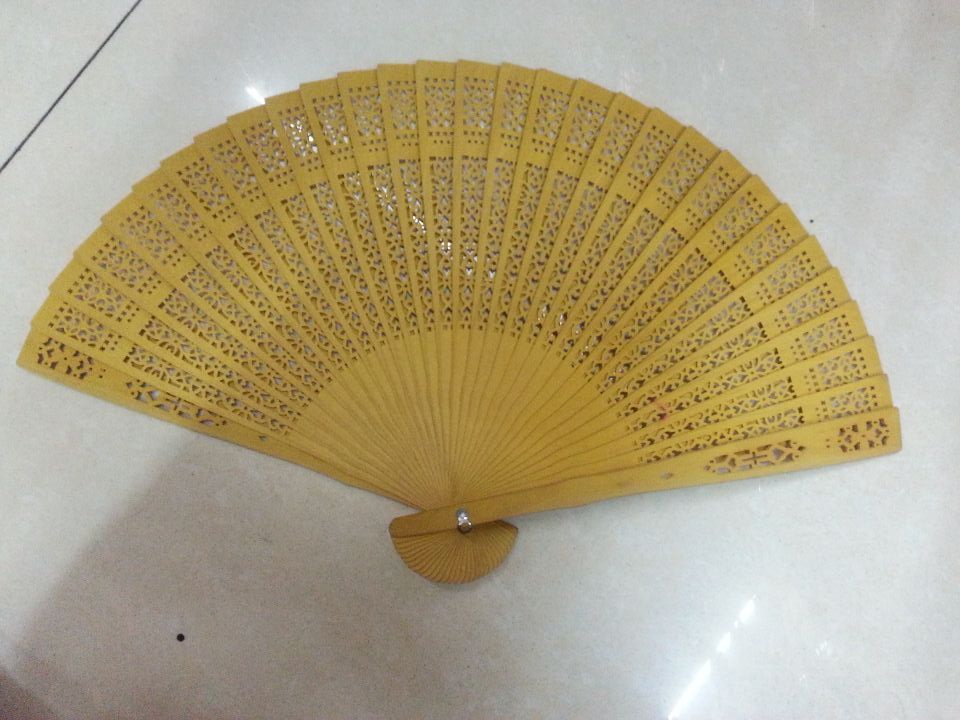 染色 缅香扇细节图