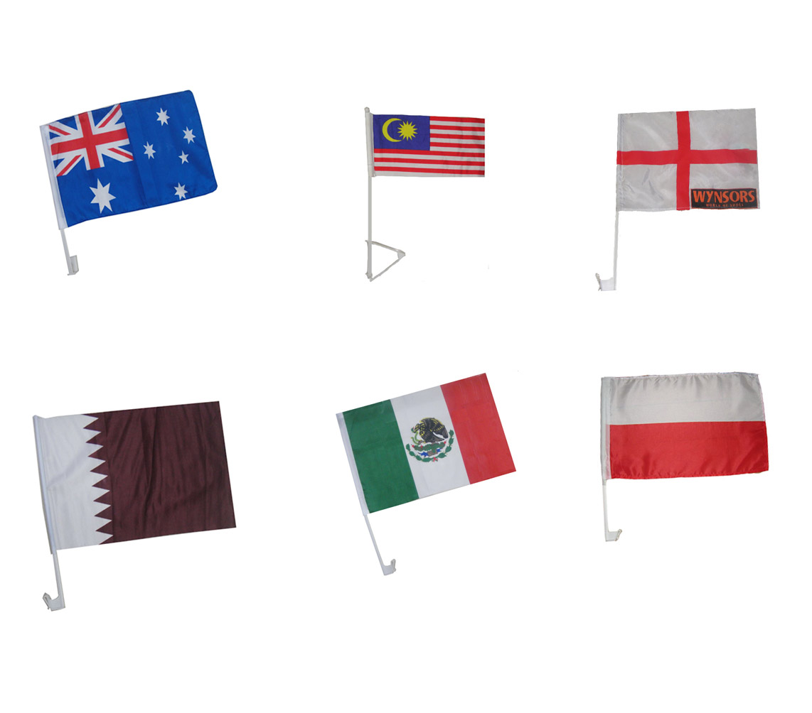 供应30*45的车旗接受订制各种尺寸的车旗