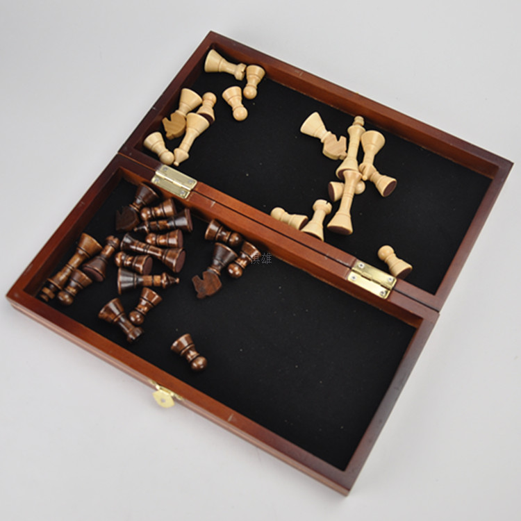 Wooden line chess Specification image