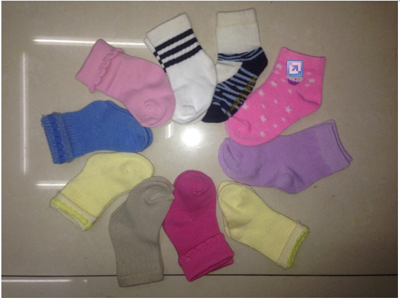 Children's socks cotton combed cotton unpacked 0.55 yuan/pair