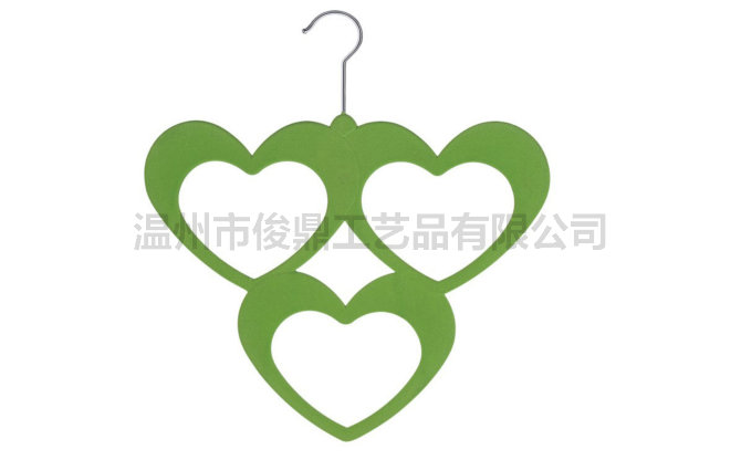 植绒衣架精美爱心图