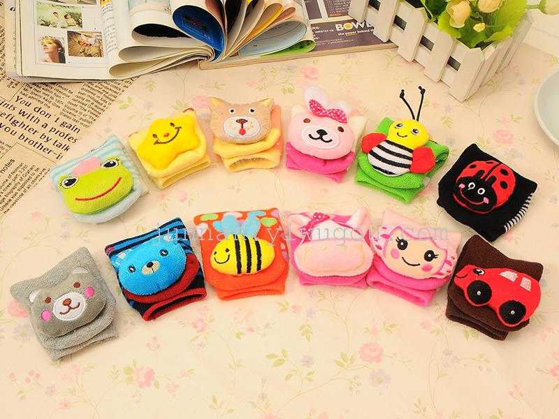 New plush socks, loop socks, baby socks, loop cartoon socks, cartoon socks with bells Specification image