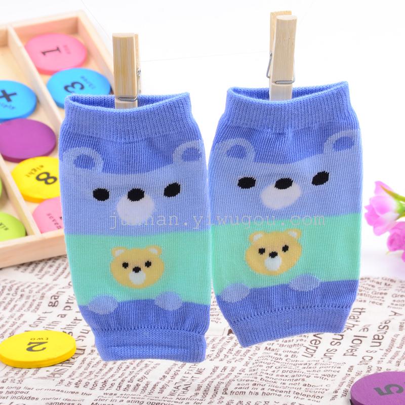 New socks, children's knee and elbow guards, baby walkers, and cute cartoon pattern sleeves Specification image