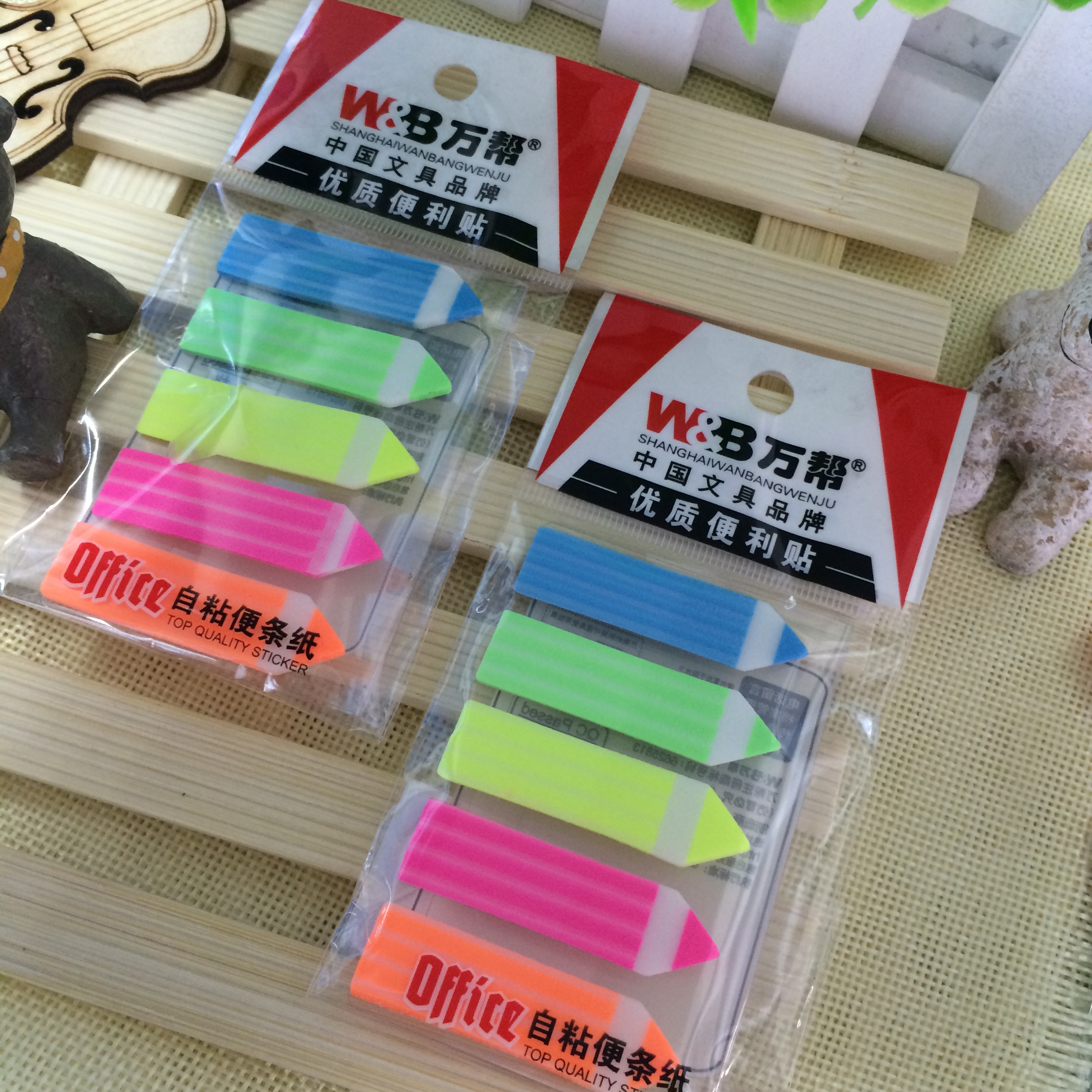 1838 Sticky Note, 5-color pencil, PET, 25-page single note, bookmark strip