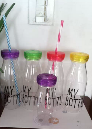 厂家直销2015新款My bottle塑料随行杯 水果牛奶杯