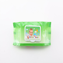 厂家直销80片加盖婴儿湿巾 宝宝清洁湿巾 护理湿巾