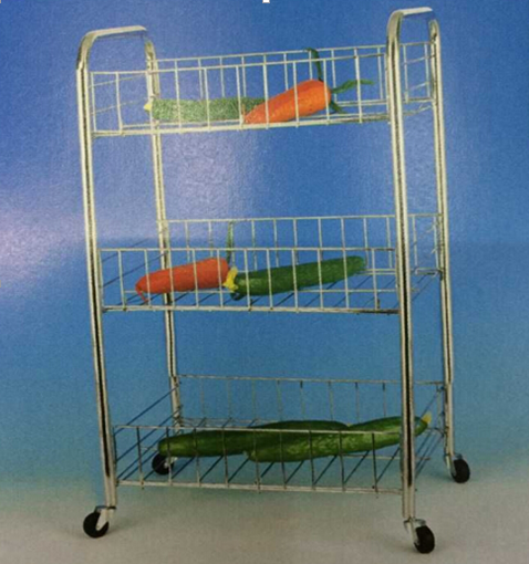 8007D电镀中菜车 家具 架子 一件起批