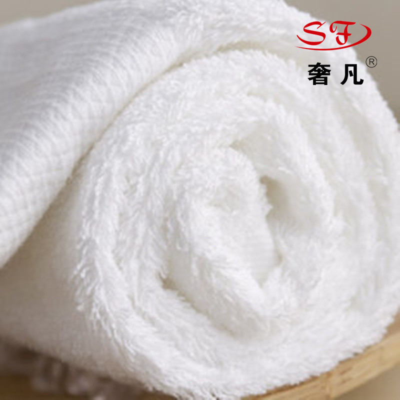 Luxury five-star hotel, homestay and guesthouse 16-line platinum satin towel, imported 180g gauze towel Specification image
