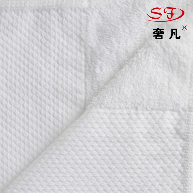 Luxury five-star hotel, homestay and guesthouse 16-line platinum satin towel, imported 180g gauze towel Application Scenario