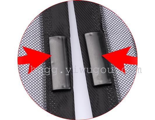 厂家直销磁性软纱门，绿色环保，7条7扣磁性纱门，一件60个细节图