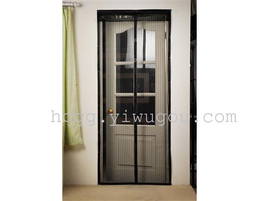 厂家直销磁性软纱门，绿色环保，7条7扣磁性纱门，一件60个产品图