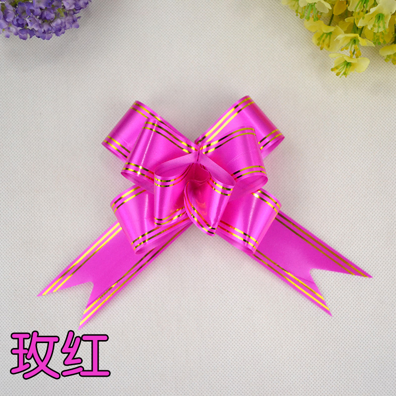 【 Factory Direct Sales 】 Wholesale of 32mm gold-edge and gold-thread hand-pulled wedding candy gift packaging details Picture
