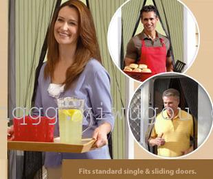 厂家直销磁性软纱门，绿色环保，7条7扣磁性纱门，一件60个