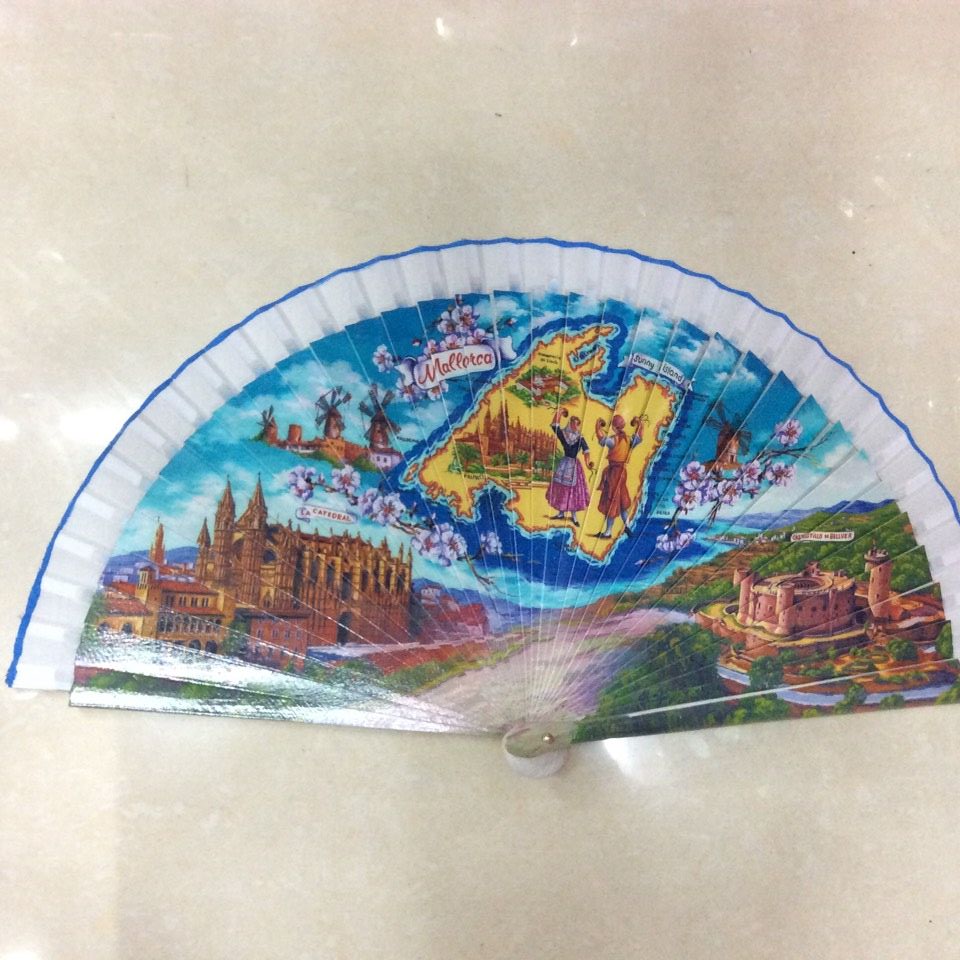 西班牙 喷绘 工艺扇