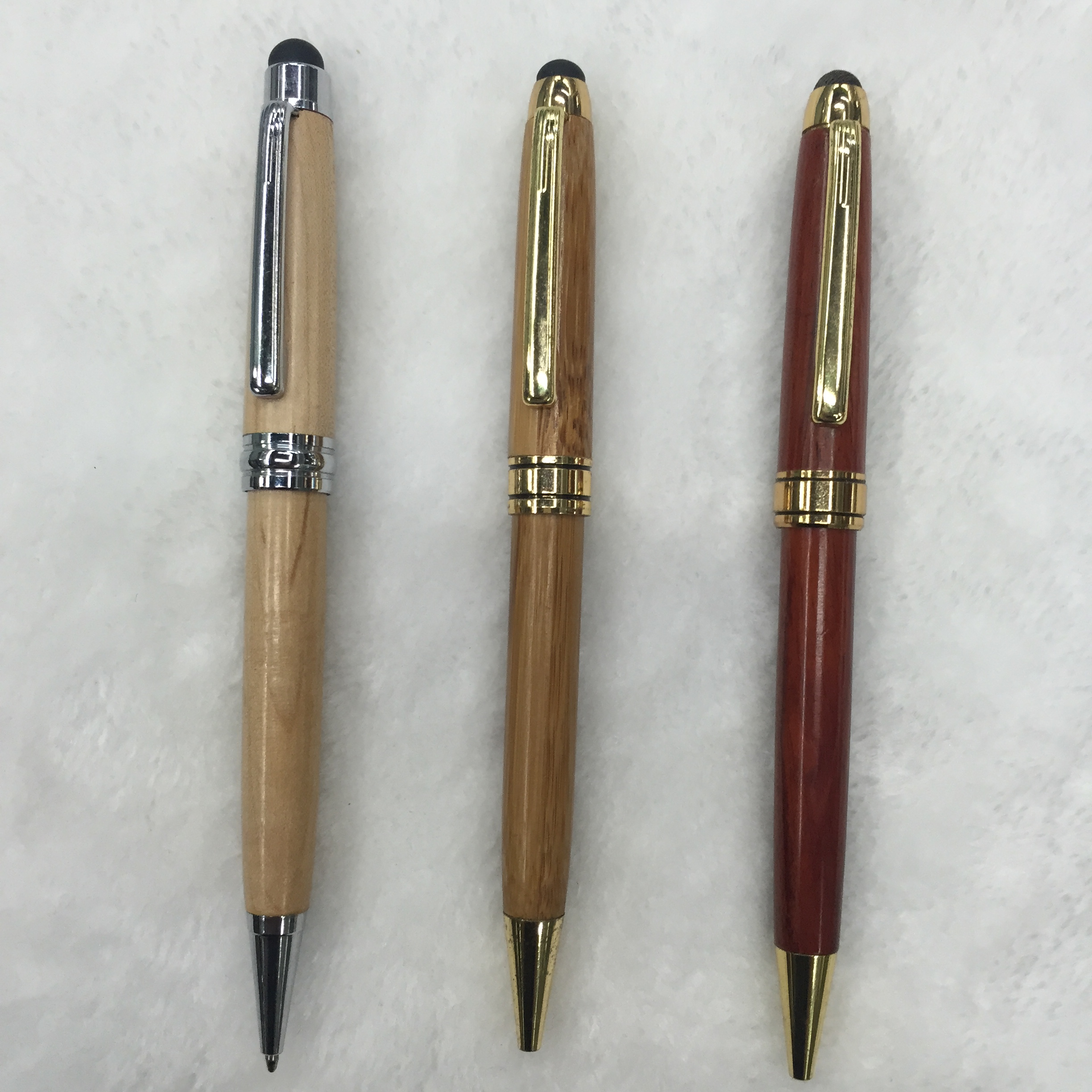 KLPEN新款木头竹子电容圆珠笔，电容笔.水笔.宝珠笔