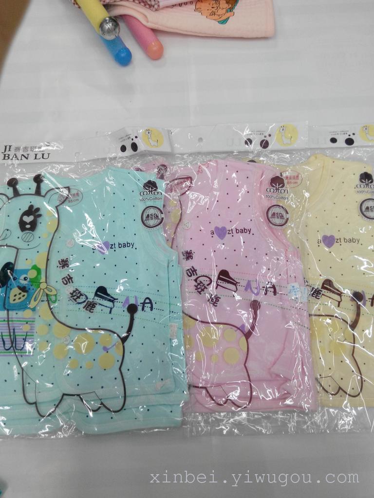 纯棉.婴儿宝宝马甲 儿童背心详情图3