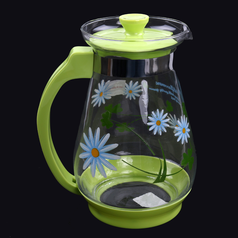 Green apple Pyrex glass jugs cold jugs Glass cold jugs juice jugs R366E