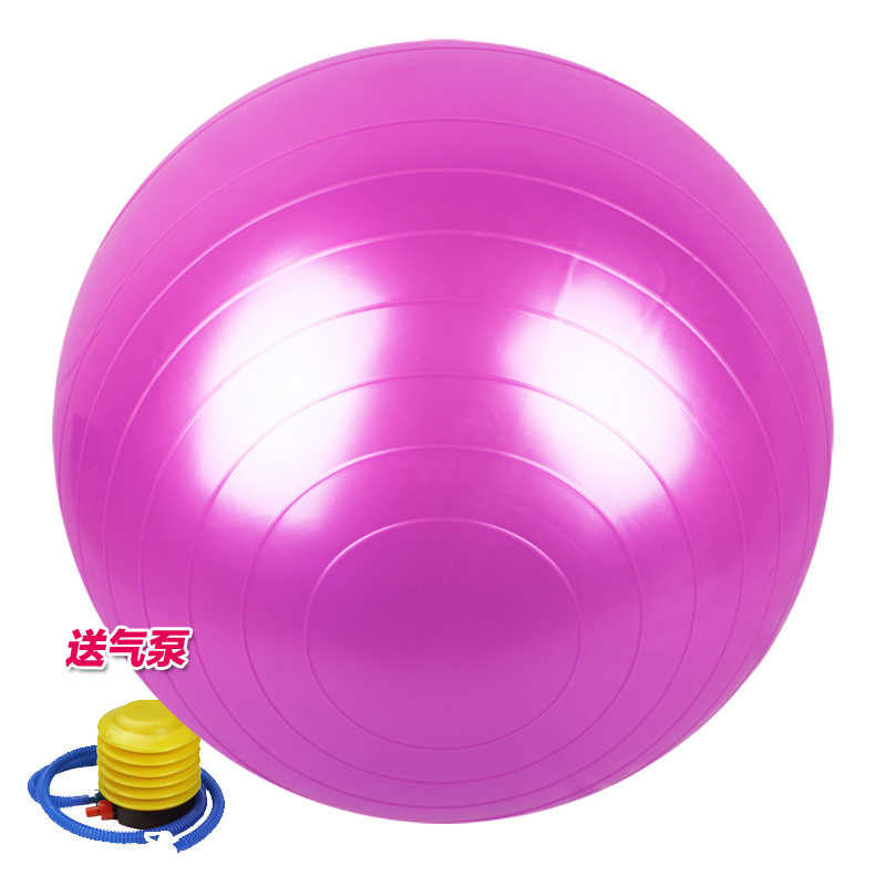 【厂家直销】65cm健身瑜伽球加厚防爆瑜珈球细节图