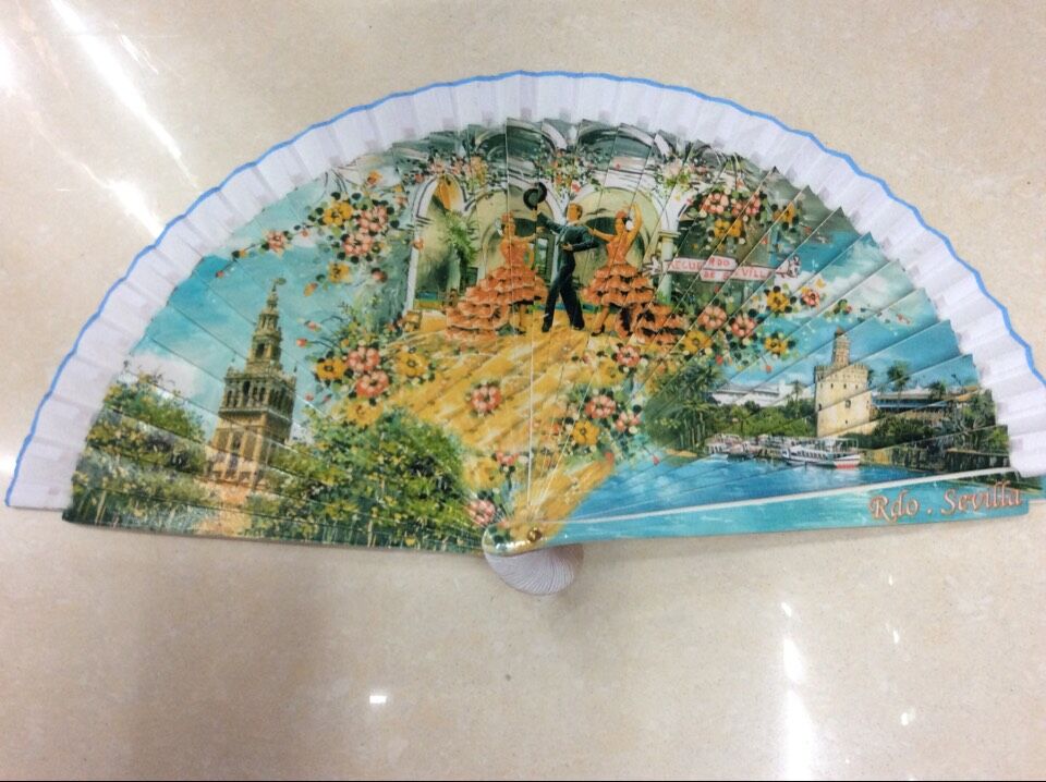 西班牙扇 喷绘扇 工艺扇