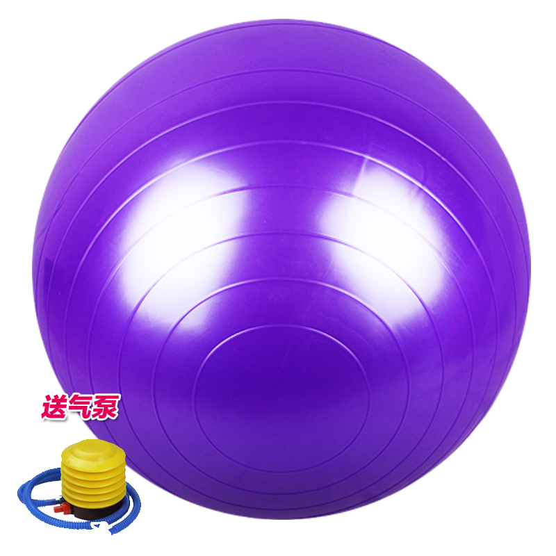 【厂家直销】65cm健身瑜伽球加厚防爆瑜珈球产品图