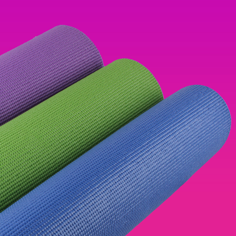【厂家直销】pvc瑜伽垫3mm瑜珈防滑垫发泡瑜伽垫细节图