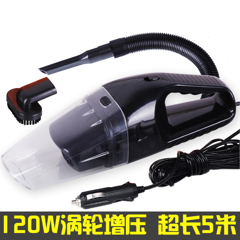 车用大功率手持无线电动吸尘器120W多功能汽车吸尘机宠物美容家用小家电 车用吸尘器产品图