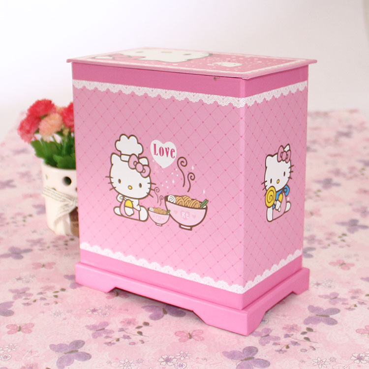 KT儿童首饰盒饰品收纳盒微形儿童小衣柜礼品盒细节图