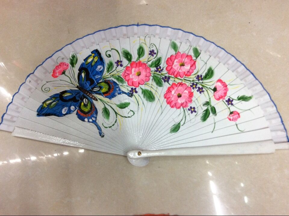 西班牙扇 喷绘扇 工艺扇