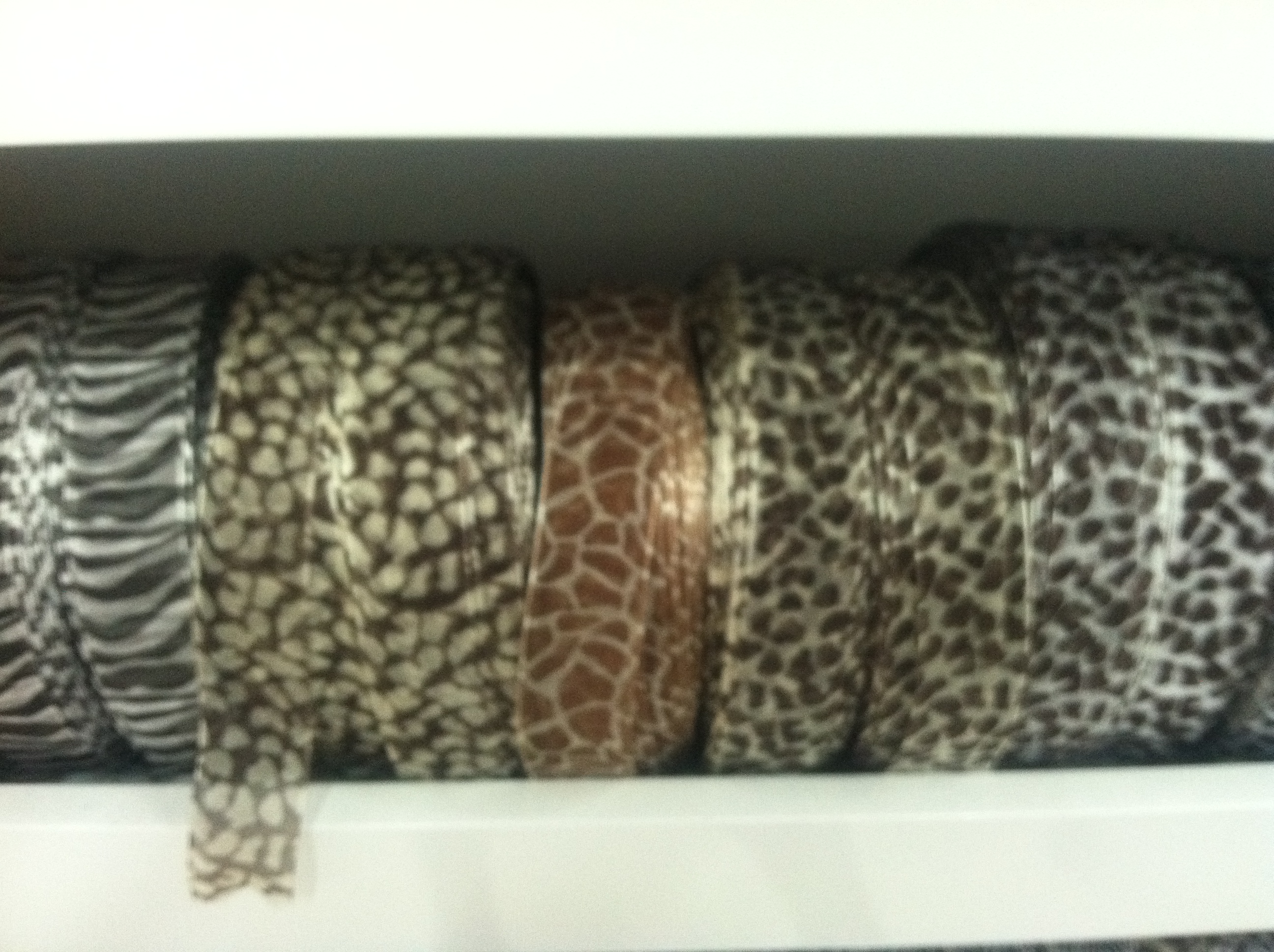 厂家现货供应2.5cm罗纹带印动物纹、豹纹宠物带，可来样订做细节图