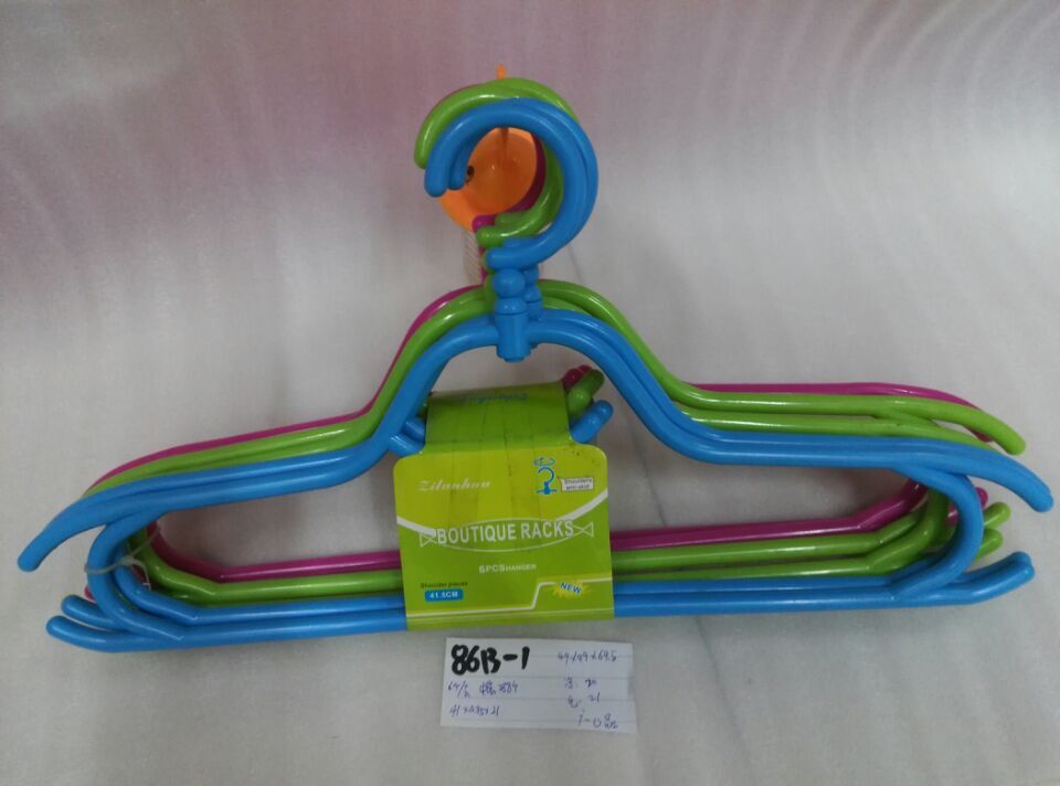 义乌好货 8613-1塑料衣架晾衣架 塑料制品 居家一件起批细节图