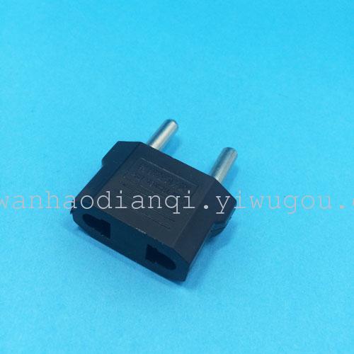 Two large cylindrical European standard adapter plugs, 16A European plug to two-hole multi-purpose socket details Picture