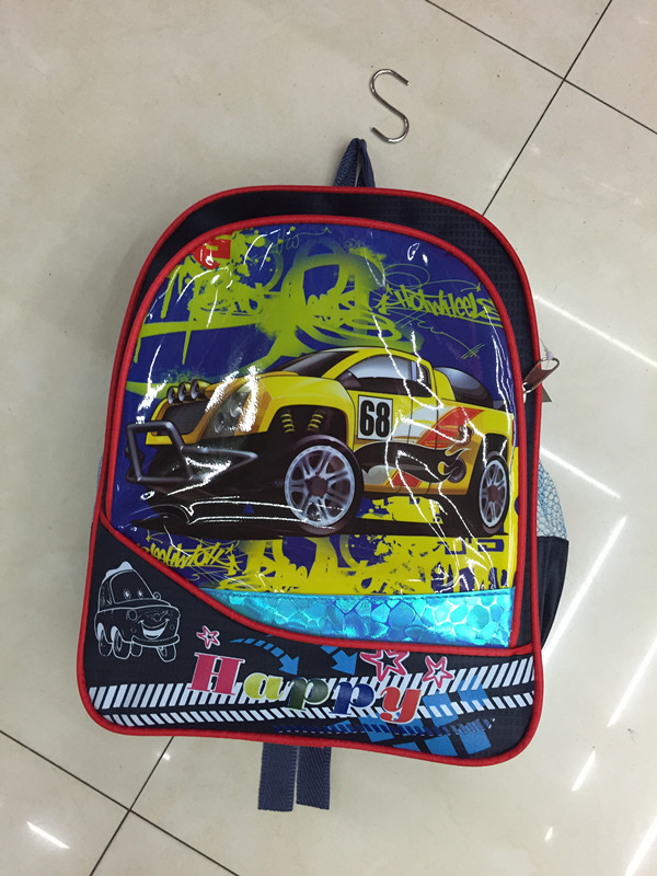 新款 汽车卡通儿童书包 双肩包 学生书包