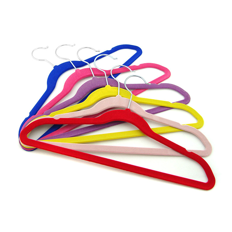 植绒衣架 防滑魔术衣架 多功能衣架产品图