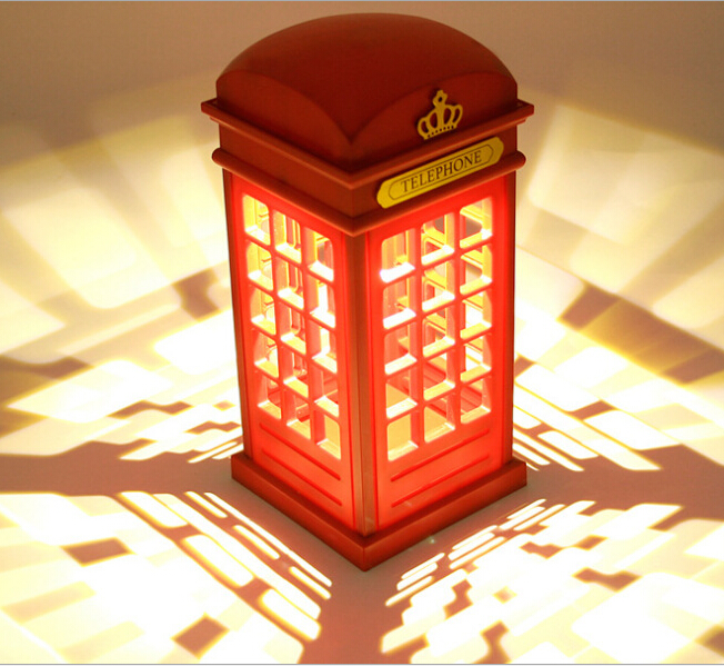 Phone booth table lamp simple fashion touch adjustable brightness table lamp European night light Specification drawing
