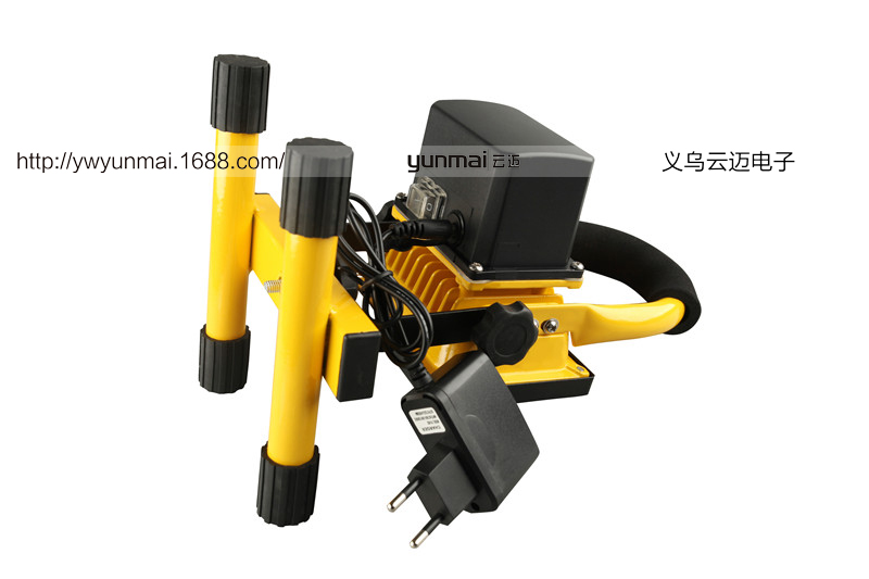 厂家直销 10W LED充电投光灯移动投光灯细节图
