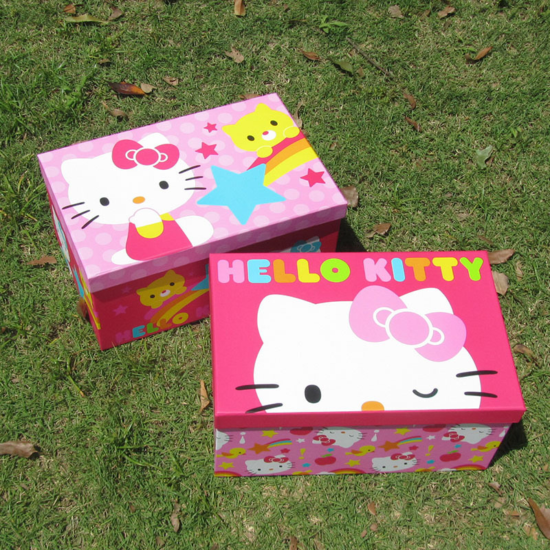 KT长方形大号三件套儿童服装礼品包装盒详情图3