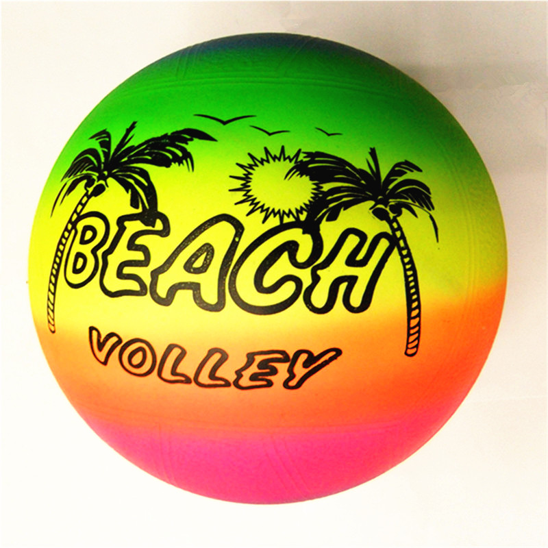 Rehearsals of beach volleyball mixed with air volleyball are selling well in foreign trade