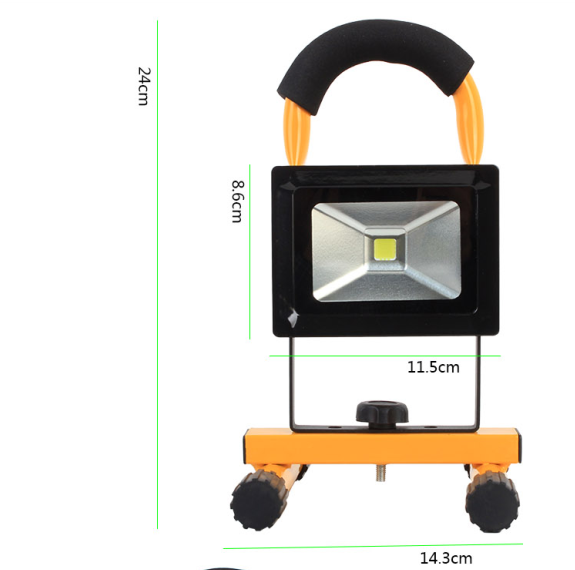 LED rechargeable portable camping light, tent light, lithium battery emergency light, 10W/20w campsite Specification image