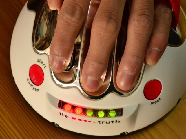 Lie detector electroshock toy electrocuter video game party toy details Picture