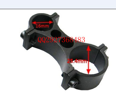 Laser sight tube clamp 25-16mm clamp T2003 clamp four-hole eight-figure clip 16-25 eight-figure clip full figure